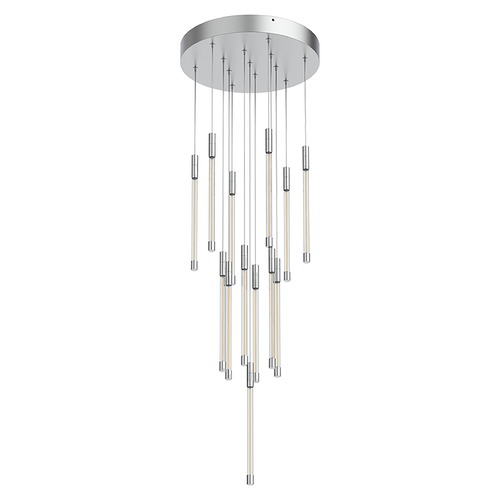 Kuzco Lighting Motif 13-Inch Wide LED Multi-Port Pendant in Chrome by Kuzco Lighting MP75113-CH