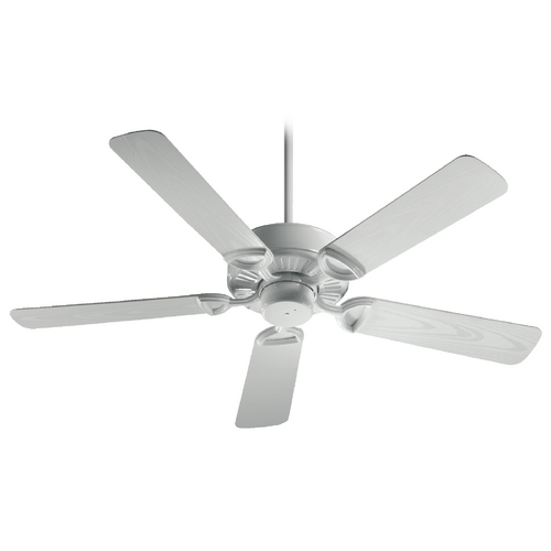 Quorum Lighting Estate Patio White Ceiling Fan Without Light by Quorum Lighting 143525-6
