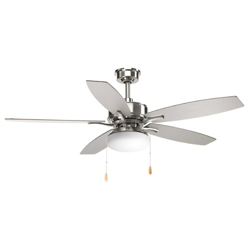 Progress Lighting BilloW Brushed Nickel LED Ceiling Fan by Progress Lighting P2552-09