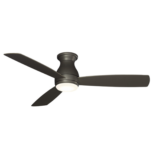 Fanimation Fans Fanimation Fans Hugh 52 Matte Greige LED Ceiling Fan with Light FPS8355BGRW