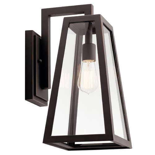 Kichler Lighting Delison 16.75-Inch Outdoor Wall Light in Rubbed Bronze by Kichler Lighting 49332RZ
