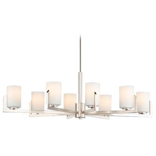 Maxim Lighting Dart Satin Nickel Chandelier by Maxim Lighting 21288SWSN