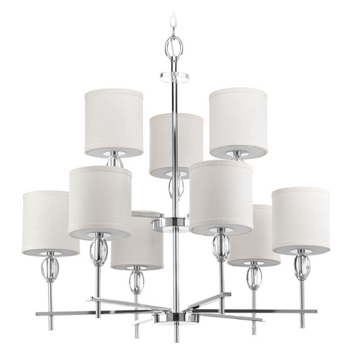 Progress Lighting Status Polished Chrome Chandelier by Progress Lighting P4142-15