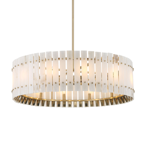 Metropolitan Lighting Bardon 12-Light Pendant in Celeste Brass by Metropolitan Lighting N1848-776