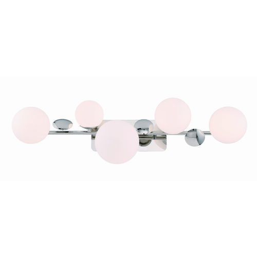 Eurofase Lighting Vine 5-Light LED Vanity Light in Polished Nickel by Eurofase Lighting 49087-024