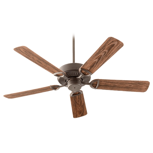 Quorum Lighting Estate Patio Oiled Bronze Ceiling Fan Without Light by Quorum Lighting 143525-86