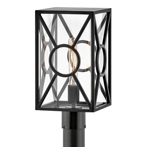 Hinkley Brixton 15.50-Inch Black Post Light by Hinkley Lighting 18371BK