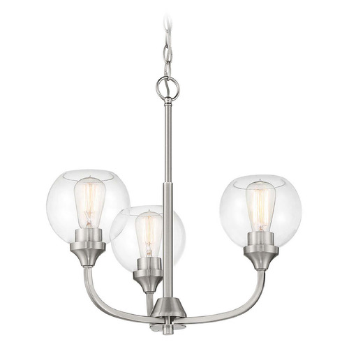 Craftmade Lighting Glenda Brushed Polished Nickel Chandelier by Craftmade Lighting 56223-BNK