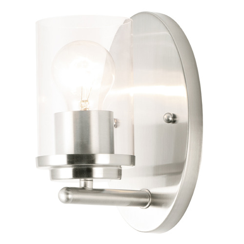 Maxim Lighting Maxim Lighting Corona Satin Nickel Sconce 10211CLSN