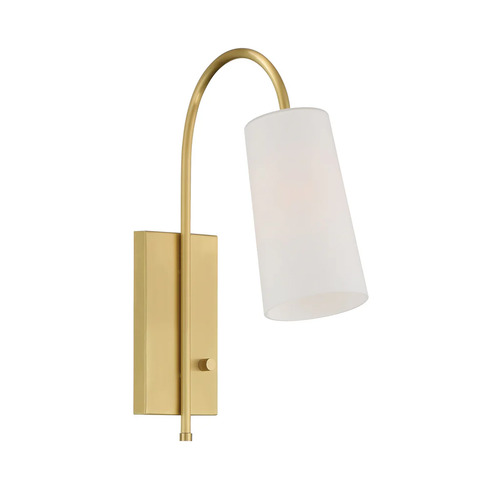 Crystorama Lighting Alexa Task Wall Lamp in Aged Brass by Crystorama Lighting ALX-4501-AG