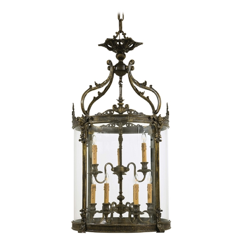Metropolitan Lighting Pendant with Clear Glass in Oxide French Gold by Metropolitan Lighting N952009