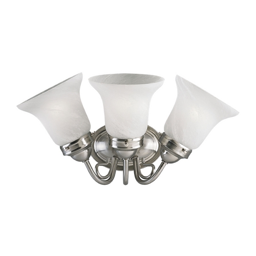 Progress Lighting Bedford Bathroom Light in Brushed Nickel by Progress Lighting P3369-09