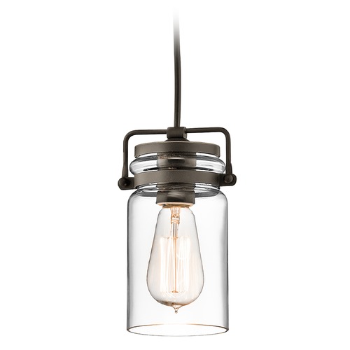 Kichler Lighting Brinley Olde Bronze Mini Pendant by Kichler Lighting 42878OZ