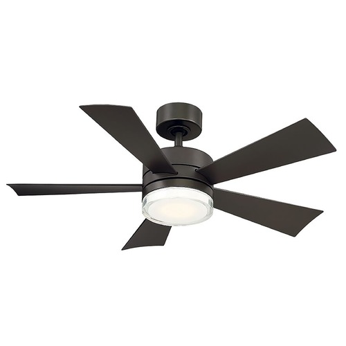 Modern Forms by WAC Lighting Wynd 42-Inch LED Smart Outdoor Fan in Bronze by Modern Forms FR-W1801-42L-27-BZ