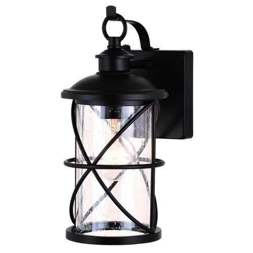 Vaxcel Lighting Vaxcel Lighting Adams Black Outdoor Wall Light T0633