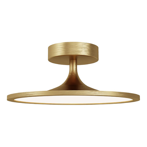 Alora Lighting Alora Lighting Issa Brushed Gold LED Semi-Flushmount Light SF418012BG-UNV