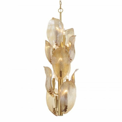 Metropolitan Lighting Orchid 10-Light Pendant in Legacy Brass by Metropolitan N2216-A-732