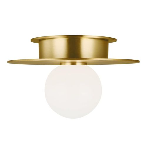 Visual Comfort Studio Collection Kelly Wearstler Nodes 8-Inch Burnished Brass Flush Mount by Visual Comfort Studio KF1001BBS