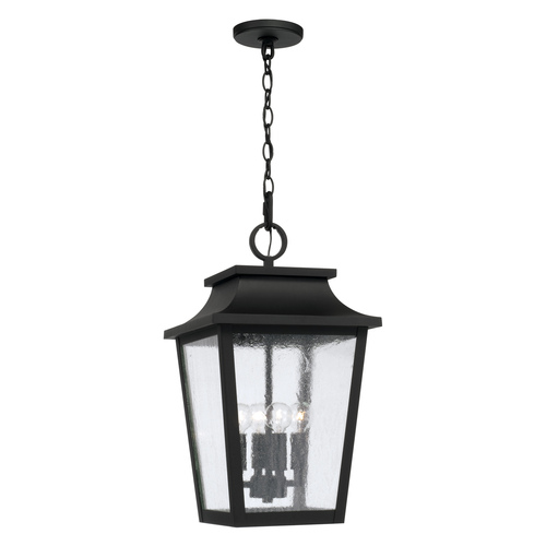Capital Lighting Capital Lighting Chandler Black Outdoor Hanging Light 953344BK