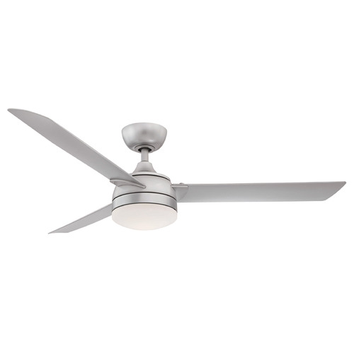 Fanimation Fans Fanimation Fans Xeno Wet Silver LED Ceiling Fan with Light FP6729BSLW
