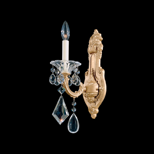 Schonbek Lighting La Scala Parchment Gold Sconce by Schonbek Lighting 5069-27