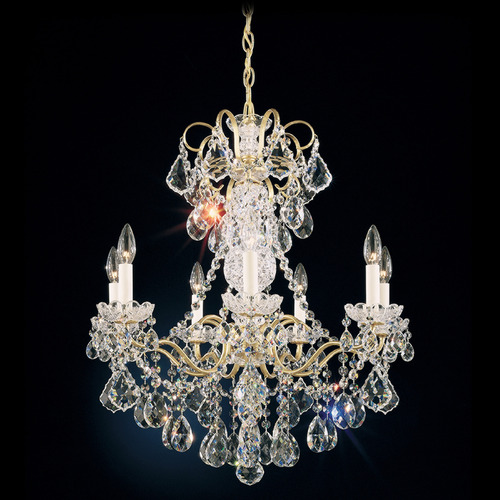 Schonbek Lighting Schonbek Worldwide Lighting New Orleans French Gold Crystal Chandelier 3656-26R