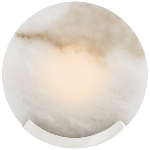 Visual Comfort Signature Collection Melange 10-Inch LED Sconce in Nickel by Visual Comfort Signature KW2019PN-ALB