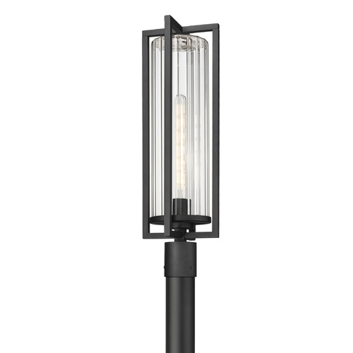 Z-Lite Z-Lite Aura Black Post Light 5013PHBR-5009P120-BK