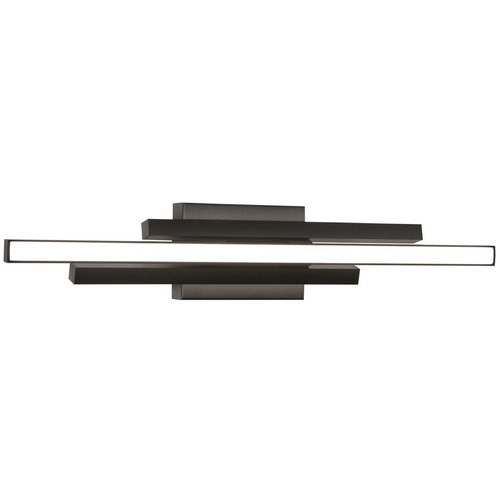 AFX Lighting Afx Lighting Indra Black LED Vertical Bathroom Light IDRV2405LAJUDBK