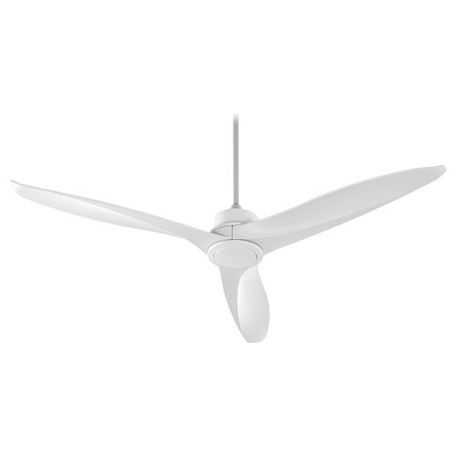 Quorum Lighting Kress Studio White Ceiling Fan Without Light by Quorum Lighting 74603-8