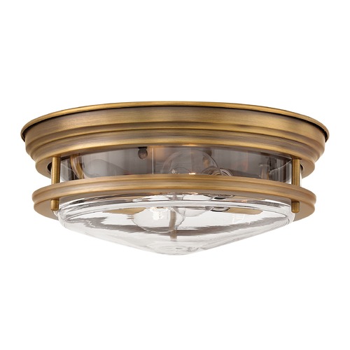 Hinkley Hadley 12-Inch Brushed Bronze Flush Mount by Hinkley Lighting 3302BR-CL