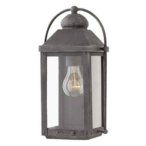 Hinkley Anchorage 13-Inch Aged Zinc LED Outdoor Wall Light by Hinkley Lighting 1850DZ-LL
