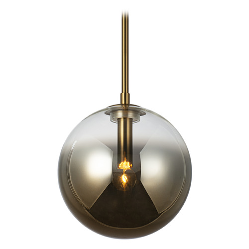 Matteo Lighting Averley Aged Gold Brass Mini-Pendant by Matteo Lighting C70711AGAG