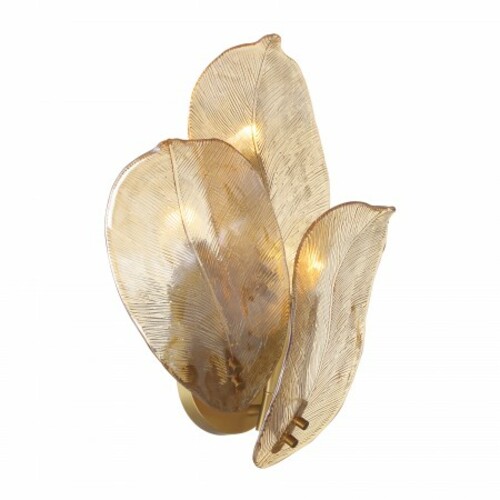 Metropolitan Lighting Orchid 3-Light Wall Sconce in Legacy Brass by Metropolitan N2213-A-732