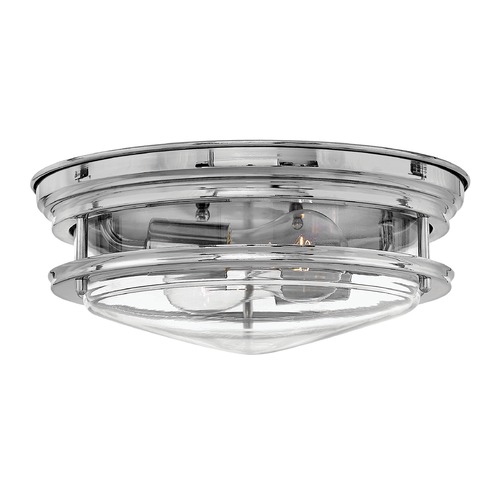 Hinkley Industrial 12-Inch Chrome Flush Mount by Hinkley Lighting 3302CM-CL