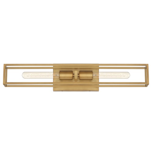 Quoizel Lighting Leighton Weathered Brass 2-Light Bathroom Light by Quoizel Lighting LGN8624WS