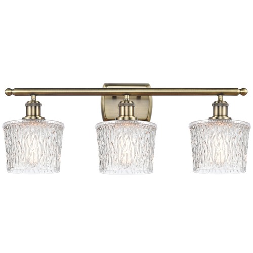 Innovations Lighting Niagra Antique Brass LED Bathroom Light by Innovations Lighting 516-3W-AB-G402-LED