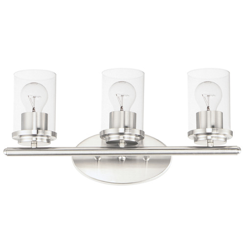 Maxim Lighting Maxim Lighting Corona Satin Nickel Bathroom Light 10213CLSN