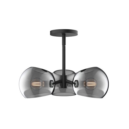 Alora Lighting Alora Lighting Willow Matte Black Chandelier PD548315MBSM