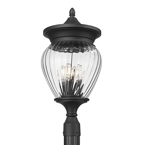 Z-Lite Z-Lite Davina Black Post Light 5016PHBR-5011P-BK