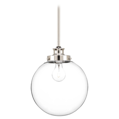 Progress Lighting Penn Mini Pendant in Polished Nickel by Progress Lighting P5070-104