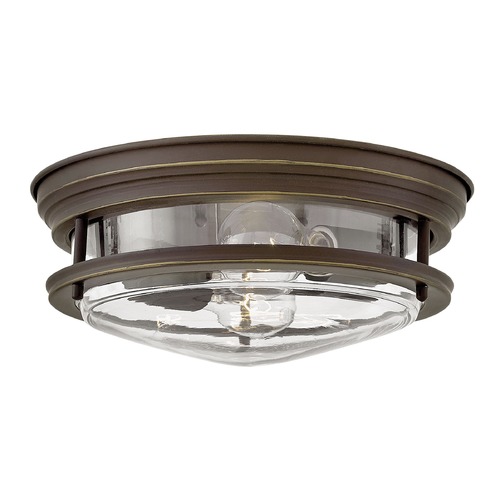 Hinkley Hadley 12-Inch Oil Rubbed Bronze Flush Mount by Hinkley Lighting 3302OZ-CL