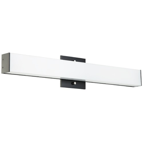 Matteo Lighting Moirlite Oxidized Black LED Bathroom Light by Matteo Lighting S05723OB