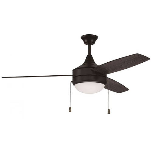 Craftmade Lighting Phaze Energy Star 52-Inch Fan in Flat Black by Craftmade Lighting EPHA52FB3