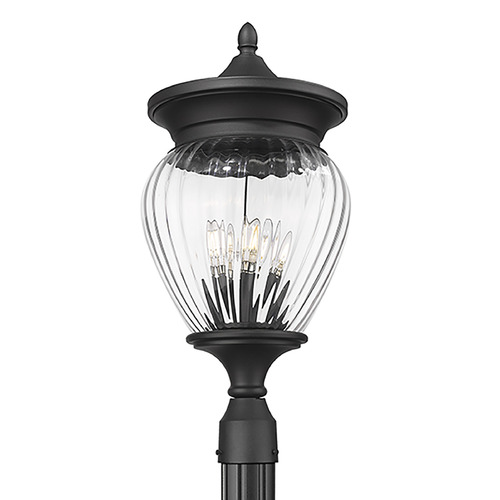 Z-Lite Z-Lite Davina Black Post Light 5016PHBR-519P-BK
