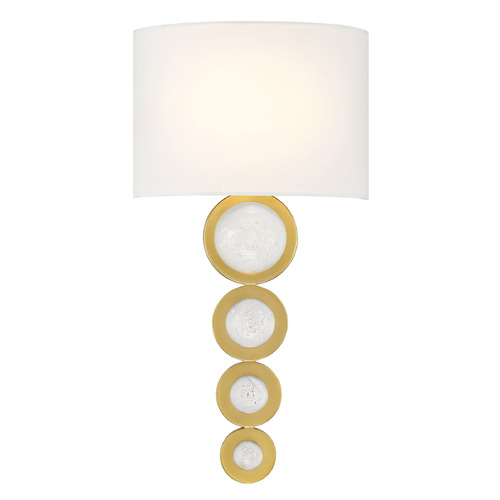 Savoy House Savoy House Lighting Marseille Warm Brass LED Sconce 9-1032-1-322