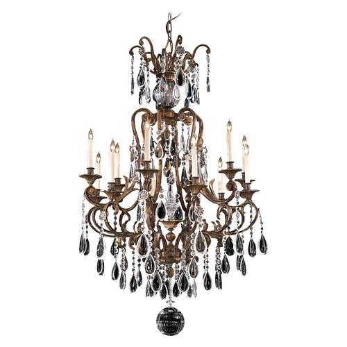 Metropolitan Lighting Metropolitan Oxidized Brass Chandelier by Metropolitan Lighting N950115