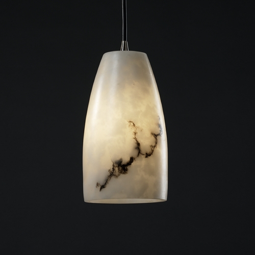 Justice Design Group Lumenaria Collection Mini Pendant by Justice Design Group FAL-8816-28-ABRS