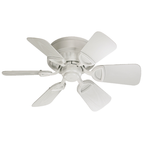 Quorum Lighting Medallion Patio Studio White Ceiling Fan Without Light by Quorum Lighting 151306-8