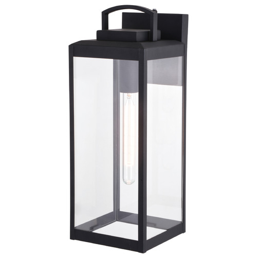 Vaxcel Lighting Vaxcel Lighting Kinzie Textured Black Outdoor Wall Light T0645